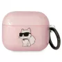 Karl Lagerfeld KLA3HNCHTCP Capa AirPods 3 Rosa Ikonik Choupette
