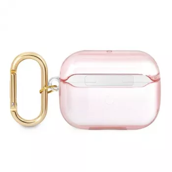 Capa GUESS para AirPods Pro com alça rosa Strap Collection