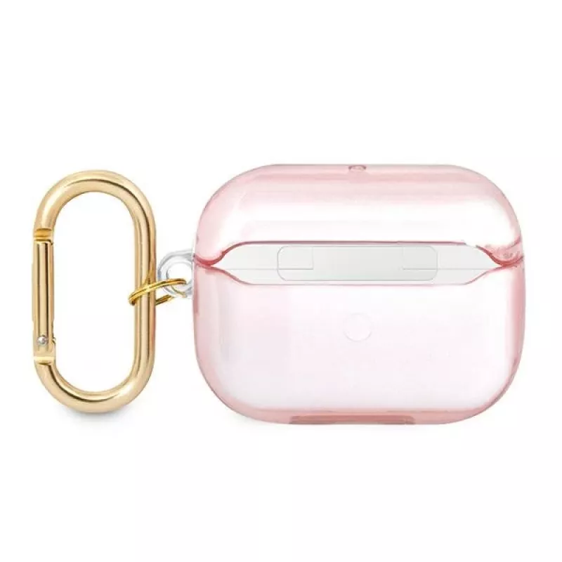Capa GUESS para AirPods Pro com alça rosa Strap Collection