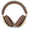 Auscultadores sem fios on-ear GUESS 4G Script Metal Logo Bluetooth 5.3 castanhos