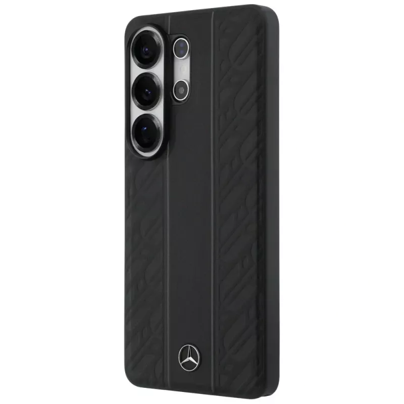 Capa MagSafe Mercedes-Benz Lorbeerblätter Vertical Stripes para Samsung Galaxy S26 Ultra - preto