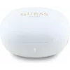 Auscultadores True Wireless GUESS Flat Classic Logo Electroplated, branco