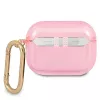 Capa Guess GUAPUCG4GP para AirPods Pro rosa coleção Glitter