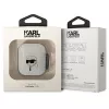 Capa transparente Karl Lagerfeld KLA2HNIKTCT para AirPods 1/2 com design Karl's Head