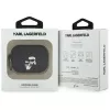 Capa de silicone Karl Lagerfeld Karl & Choupette Head 3D para AirPods Pro 3, Preto
