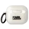 Capa Karl Lagerfeld KLA3HNKCTGT para AirPods 3 transparente Glitter Karl & Choupette