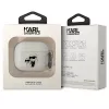 Capa Karl Lagerfeld KLA3HNKCTGT para AirPods 3 transparente Glitter Karl & Choupette