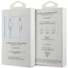 Cabo USB-C para USB-C GUESS GUCCLALRGDD 1,5 m carregamento rápido dourado-claro logótipo em relevo