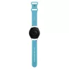 Pulseira de relógio universal Hello Kitty silicone Kitty Head azul 22mm