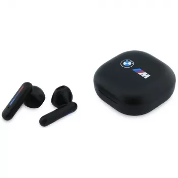 Auscultadores Bluetooth TWS BMW com ENC e logótipo impresso - Preto