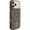 Capa MagSafe GUESS 4G Triangle Logo para iPhone 17 Pro Max - Castanho e dourado