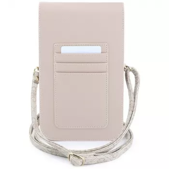 Bolsa para telemóvel Guess Graines 4G & Classic Logos Rosa