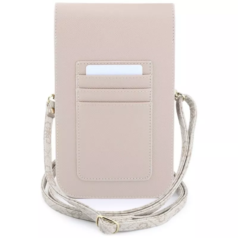 Bolsa para telemóvel Guess Graines 4G & Classic Logos Rosa