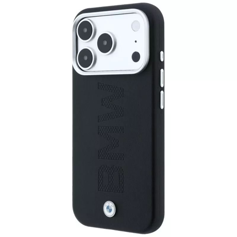 Capa MagSafe BMW Sign Centered Deboss para iPhone 18 Pro Max / 17 Pro Max - Preto