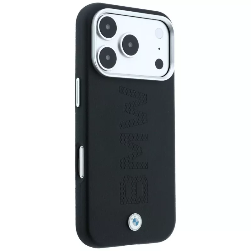 Capa MagSafe BMW Sign Centered Deboss para iPhone 18 Pro Max / 17 Pro Max - Preto