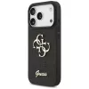 Capa GUESS Fixed Glitter Big 4G para iPhone 18 Pro / 17 Pro - Preto
