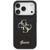 Capa GUESS Fixed Glitter Big 4G para iPhone 18 Pro / 17 Pro - Preto