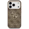 Capa GUESS 4G Big Classic Logo para iPhone 17 Pro / 18 Pro - Castanho e dourado