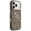 Capa GUESS 4G Big Classic Logo para iPhone 17 Pro / 18 Pro - Castanho e dourado
