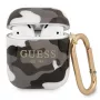 Capa Guess GUA2UCAMG para AirPods 1/2 Preto Coleção Camo