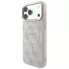 Capa MagSafe GUESS Embossed 4G Classic para iPhone 17 Pro Max / 18 Pro Max - Rosa