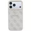 Capa MagSafe GUESS Embossed 4G Classic para iPhone 17 Pro Max / 18 Pro Max - Rosa
