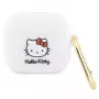 Capa Hello Kitty HKA33DKHSH para AirPods 3 Branco Silicone Cabeça 3D da Kitty