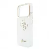 Capa MagSafe GUESS IML 4G Script Metal para iPhone 18 Pro / 17 Pro, Branco