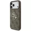 Capa traseira GUESS 4G Big Logo para Apple iPhone 17 Pro / 18 Pro - Castanho