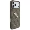 Capa traseira GUESS 4G Big Logo para Apple iPhone 17 Pro / 18 Pro - Castanho