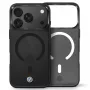 Capa MagSafe BMW Sign Matt-IML & Metall-Logo para iPhone 18 Pro / 17 Pro - Preto