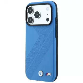 Capa MagSafe BMW M Tire Track Metall-Logo para iPhone 18 Pro / 17 Pro - Azul