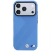 Capa MagSafe BMW M Tire Track Metall-Logo para iPhone 18 Pro / 17 Pro - Azul