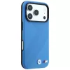 Capa MagSafe BMW M Tire Track Metall-Logo para iPhone 18 Pro / 17 Pro - Azul