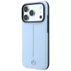 Capa MagSafe Mercedes Leder Semi Wrap Iconic Line para iPhone 18 Pro Max / 17 Pro Max - Azul
