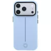 Capa MagSafe Mercedes Leder Semi Wrap Iconic Line para iPhone 18 Pro Max / 17 Pro Max - Azul