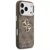 Capa para telemóvel GUESS 4G Big Logo Classic para iPhone 17 Pro Max / 18 Pro Max - Castanho & Dourado