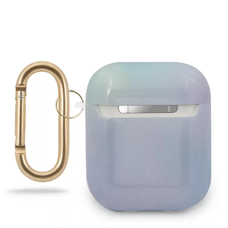 Capa GUESS GUACA2TPUMCGC02 para AirPods 1/2 Azul coleção Tie & Dye