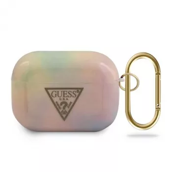 Capa GUESS para AirPods Pro Rosa coleção Tie & Dye