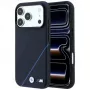 Capa MagSafe BMW M Tire Track Blue Line para iPhone 18 Pro Max / 17 Pro Max - Azul-marinho