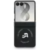 Capa MagSafe Karl Lagerfeld Karl & Choupette Pins para Samsung Galaxy Z Flip8 - Preto