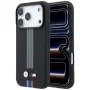 Capa MagSafe BMW M Quadrille Kevlar Anthrazit & Trikolore Drucklinien para iPhone 18 Pro / 17 Pro