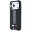 Capa MagSafe BMW M Quadrille Kevlar Anthrazit & Trikolore Drucklinien para iPhone 18 Pro / 17 Pro