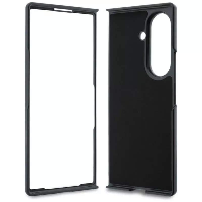 Capa Karl Lagerfeld Saffiano Karl & Choupette Pin para Samsung Galaxy Z Fold 8 Ultra - Preto