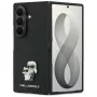 Capa Karl Lagerfeld Saffiano Karl & Choupette Pin para Samsung Galaxy Z Fold 8 Ultra - Preto