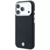 Capa MagSafe BMW Sign Inclined Deboss Letters para iPhone 18 Pro / 17 Pro - Preto