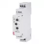 Relé temporizador multifunções CRME-101, 10 funções, 24-240V AC/DC, 1 contacto reversível, calha DIN