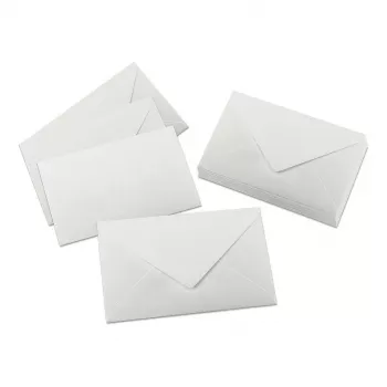 Sigel DU701 Envelopes de papel brancos C6, pack de 24, autoadesivos, 80 g/m², adequados para impressoras laser e jato de tinta