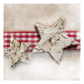 Sigel DU049 Envelope de Natal DIN long (DL, 110 x 220 mm), Winter Chalet, castanho/vermelho, 90 g/m²