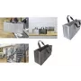 SIGEL Business Desk Sharing Bag Basic L cinzento feltro (poliéster) com 2 asas